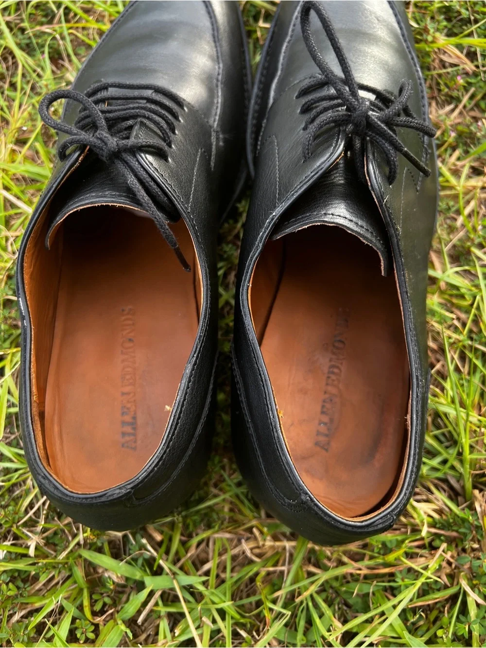 CLEAN Allen Edmonds size 11.5 Watson Derby Black Dress shoes